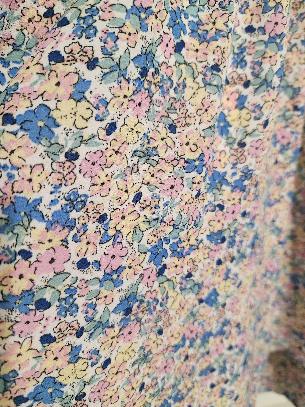 Sienna Sky Pink and Blue Floral High-Low Dress - Picture 3 of 5